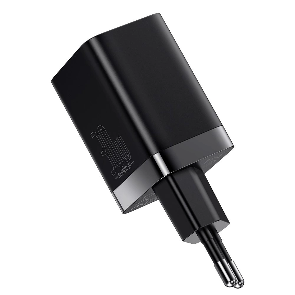 Baseus Super Si Pro fast charger USB / USB Type C 30W Power Delivery Quick Charge black (CCSUPP-E01)eng