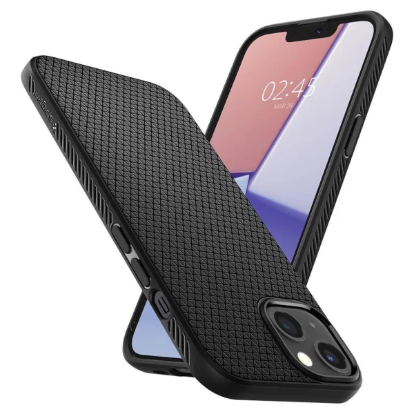 Spigen Liquid Air Case for iPhone 13 mini - Matte Blackeng
