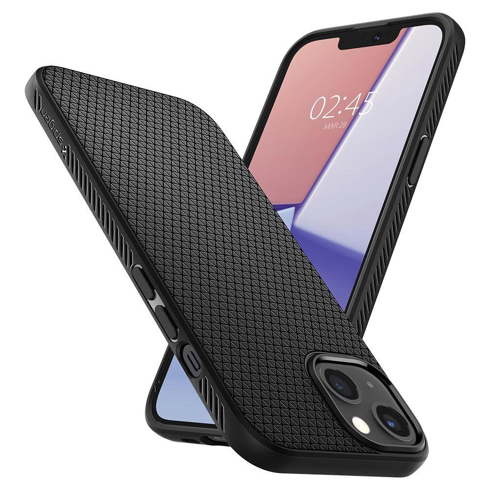 Spigen Liquid Air Case for iPhone 13 mini - Matte Blackeng