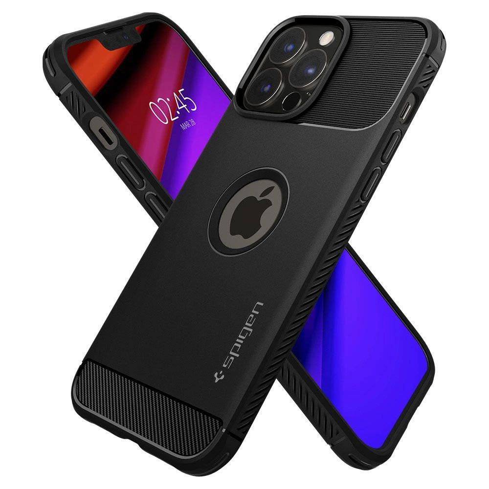 Spigen Rugged Armor iPhone 13 Pro Case - Matte Blackeng
