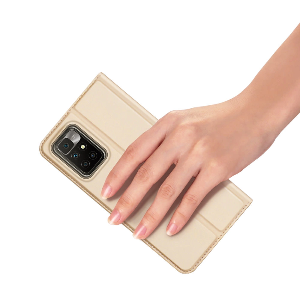 77199_7 Dux Ducis Skin Pro Bookcase type case for Xiaomi Redmi 10 goldeneng