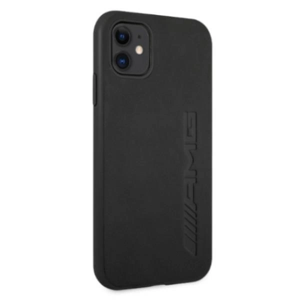 AMG AMHCN61DOLBK iPhone 11 6,1" czarny/black hardcase Leather Hot Stampedeng
