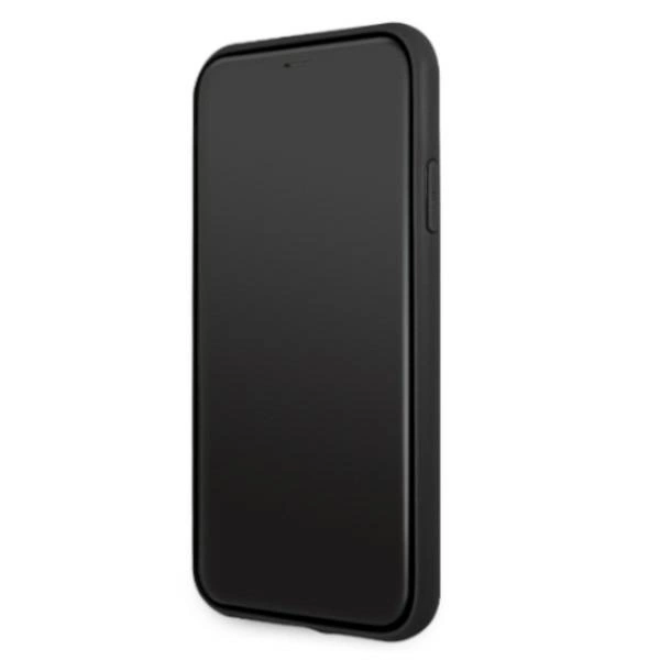 AMG AMHCN61DOLBK iPhone 11 6,1" czarny/black hardcase Leather Hot Stampedeng