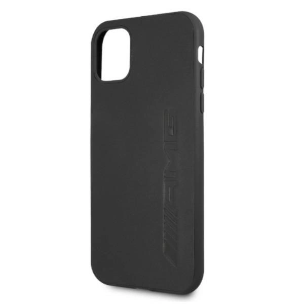 AMG AMHCN61DOLBK iPhone 11 6,1" czarny/black hardcase Leather Hot Stampedeng