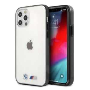 Etui BMW BMHCP12LMBTOK iPhone 12 Pro Max 6,7" transparent hardcase Sandblasteng