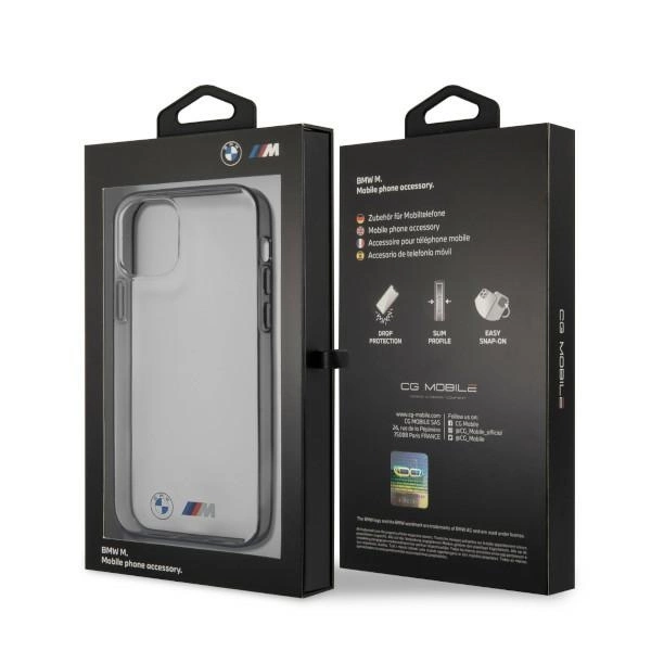 Etui BMW BMHCP12LMBTOK iPhone 12 Pro Max 6,7" transparent hardcase Sandblasteng