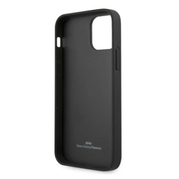 Etui BMW BMHCP12LRCDPK iPhone 12 Pro Max 6,7" czarny/black hardcase Leather Debosseng