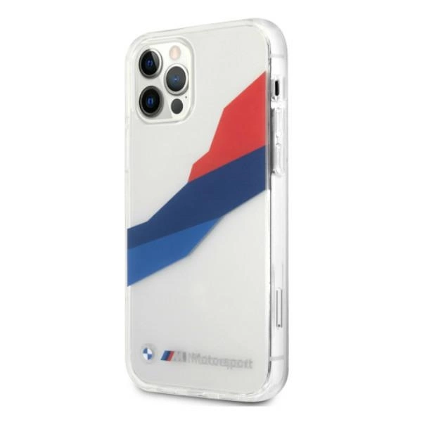 Etui BMW BMHCP12LSKTGT iPhone 12 Pro Max 6,7" transparent hardcase Motorsport Tricoloreng