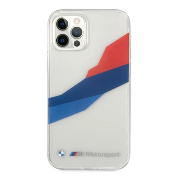 Etui BMW BMHCP12LSKTGT iPhone 12 Pro Max 6,7" transparent hardcase Motorsport Tricoloreng