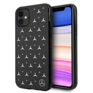 Mercedes MEHCN61ESPBK iPhone 11 6,1" / Xr czarny/black hardcase Silver Stars Patterneng