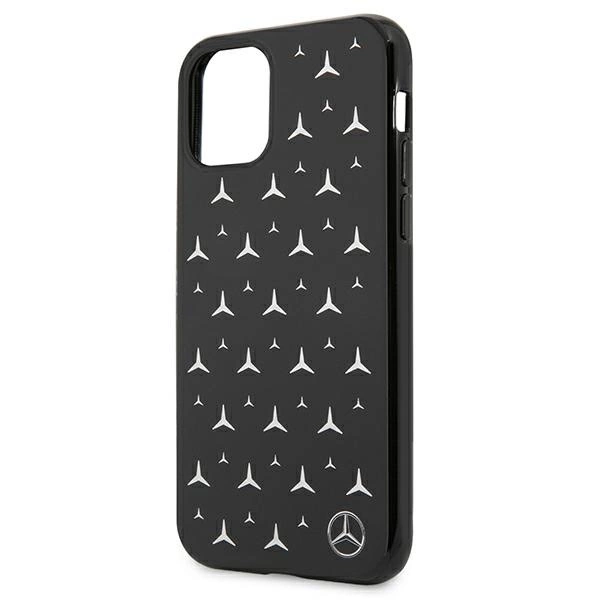 Mercedes MEHCN61ESPBK iPhone 11 6,1" / Xr czarny/black hardcase Silver Stars Patterneng