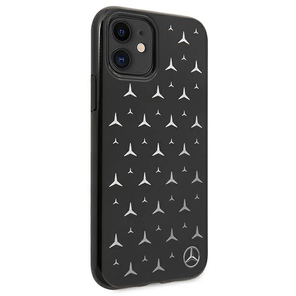 Mercedes MEHCN61ESPBK iPhone 11 6,1" / Xr czarny/black hardcase Silver Stars Patterneng