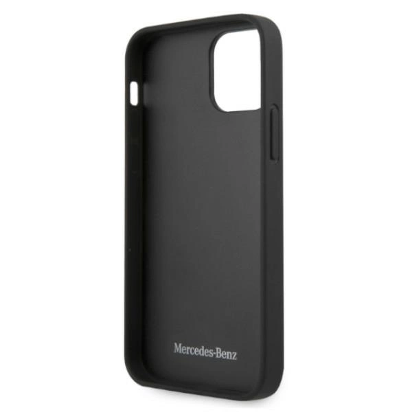 Mercedes MEHCP12LCDOBK iPhone 12 Pro Max 6,7" czarny/black hardcase Leather Perforated Areaeng