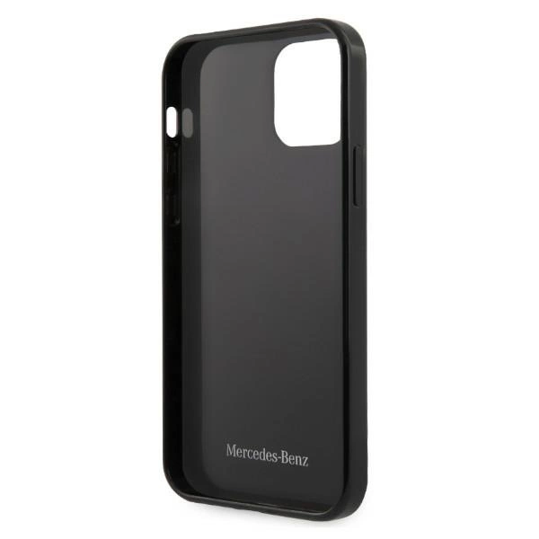 Mercedes MEHCP12LESPBK iPhone 12 Pro Max 6,7" czarny/black hardcase Silver Stars Patterneng