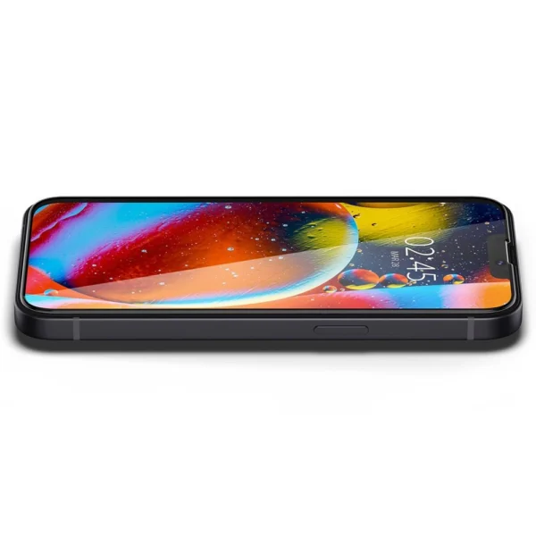 Spigen Glass FC Tempered Glass for iPhone 13 / 13 Pro / 14 / 16e - Blackeng