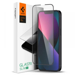 Spigen Glass FC Tempered Glass for iPhone 13 mini - Blackeng