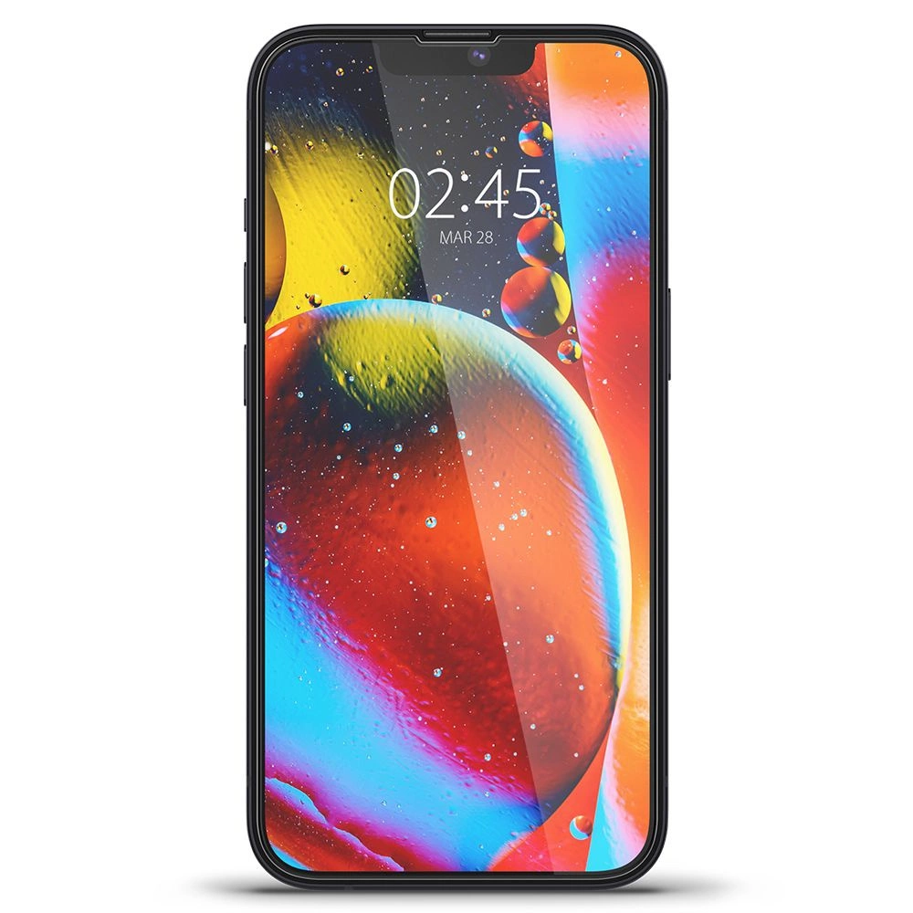 Spigen Glass FC Tempered Glass for iPhone 13 mini - Blackeng