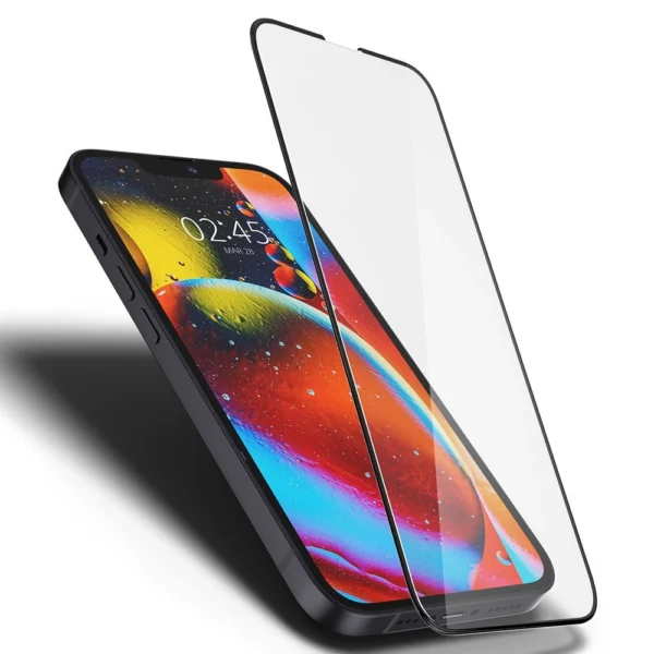 Spigen Glass FC Tempered Glass for iPhone 13 mini - Blackeng