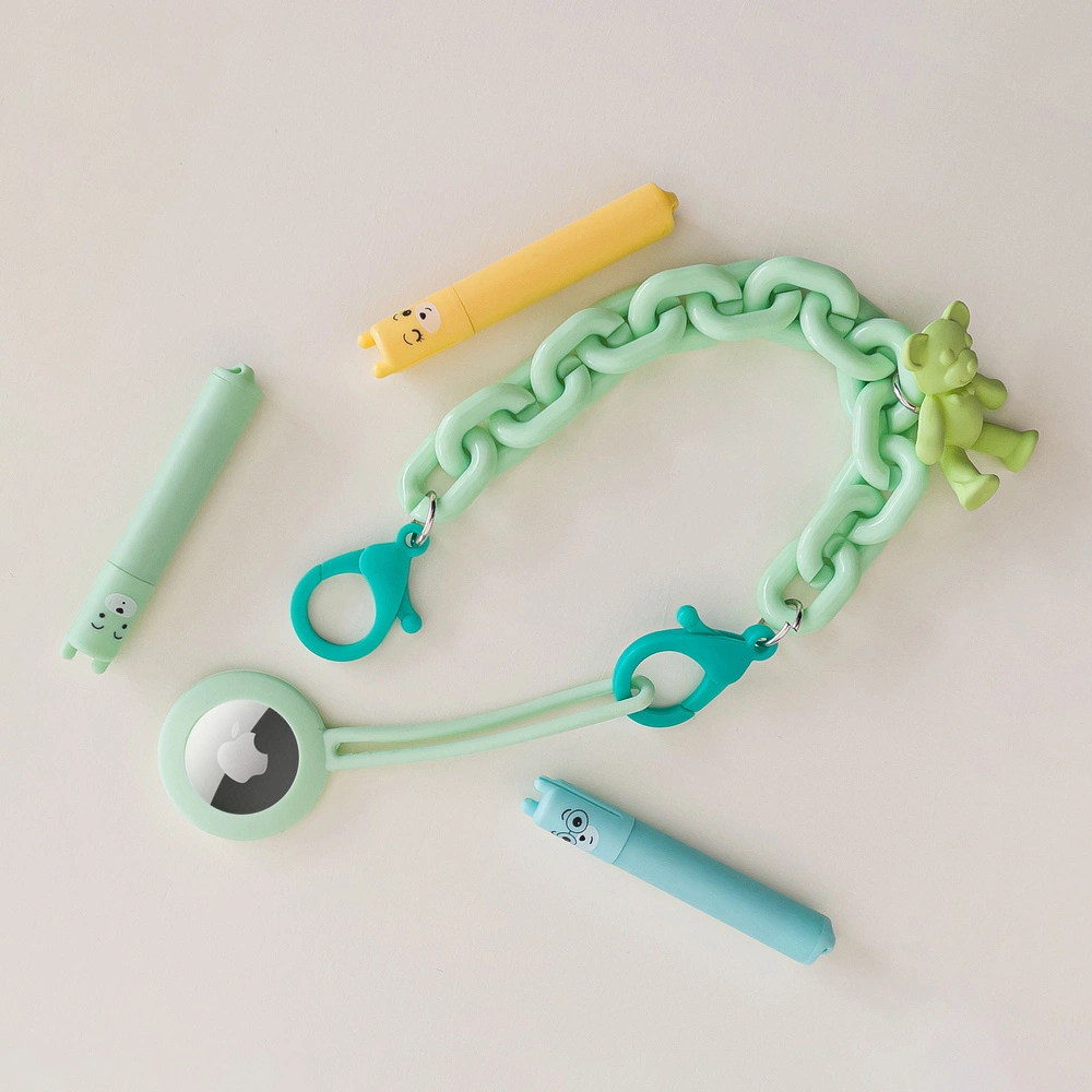 Color Chain (rope) colorful chain phone holder pendant for backpack wallet pinkeng