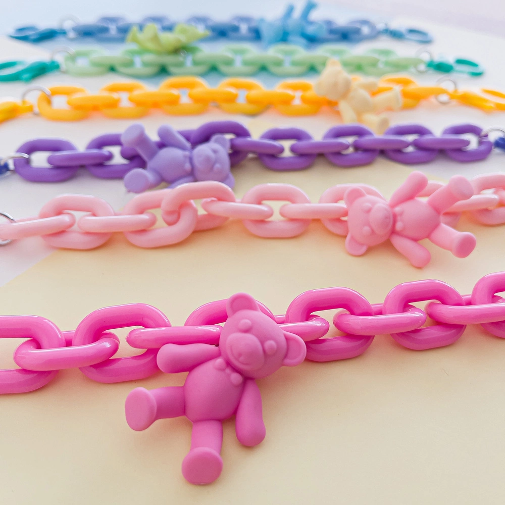 Color Chain (rope) colorful chain phone holder pendant for backpack wallet pinkeng