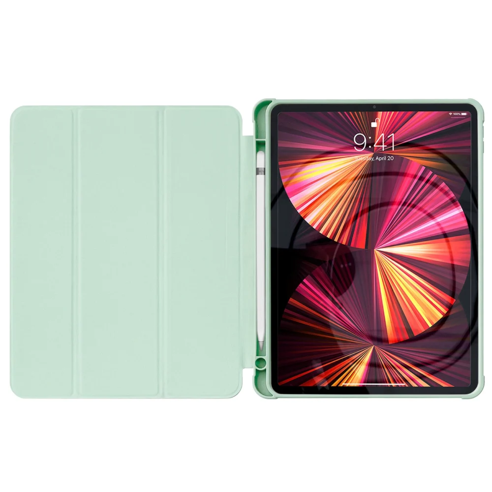 Stand Tablet Case Smart Cover case for iPad Air 2020/2022 with stand function greeneng