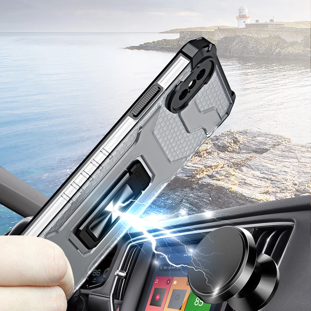 Crystal Ring Case Kickstand Tough Rugged Cover for iPhone XS Max redeng