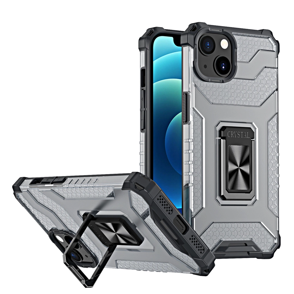 Crystal Ring Case Kickstand Tough Rugged Cover for iPhone 12 mini blackeng
