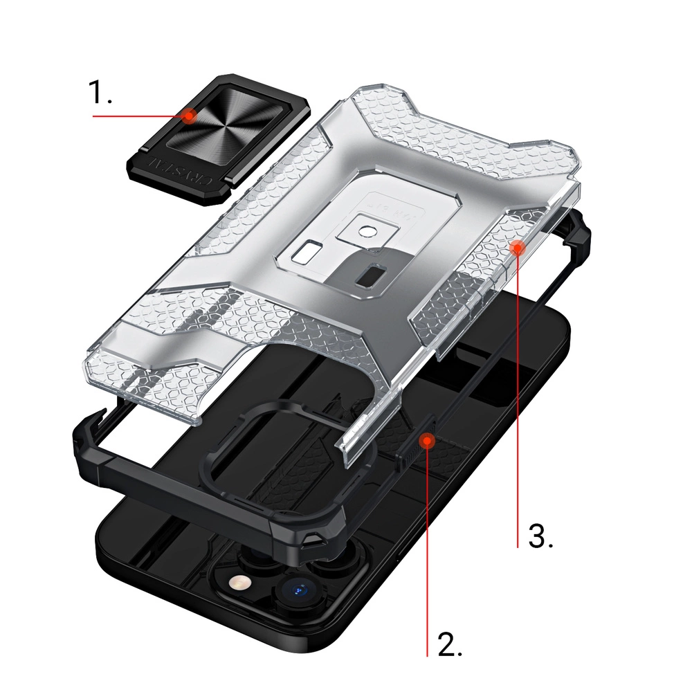 Crystal Ring Case Kickstand Tough Rugged Cover for iPhone 13 Pro Max greeneng
