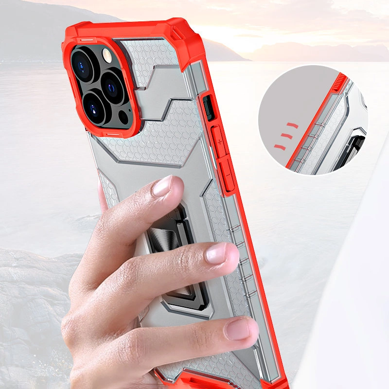 Crystal Ring Case Kickstand Tough Rugged Cover for iPhone 13 Pro Max blueeng