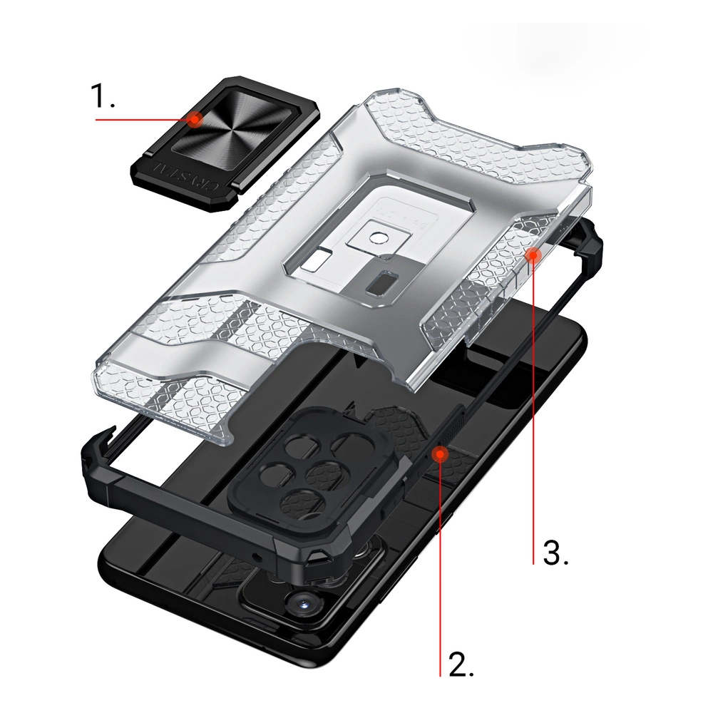 Crystal Ring Case Kickstand Tough Rugged Cover for Samsung Galaxy A72 4G redeng