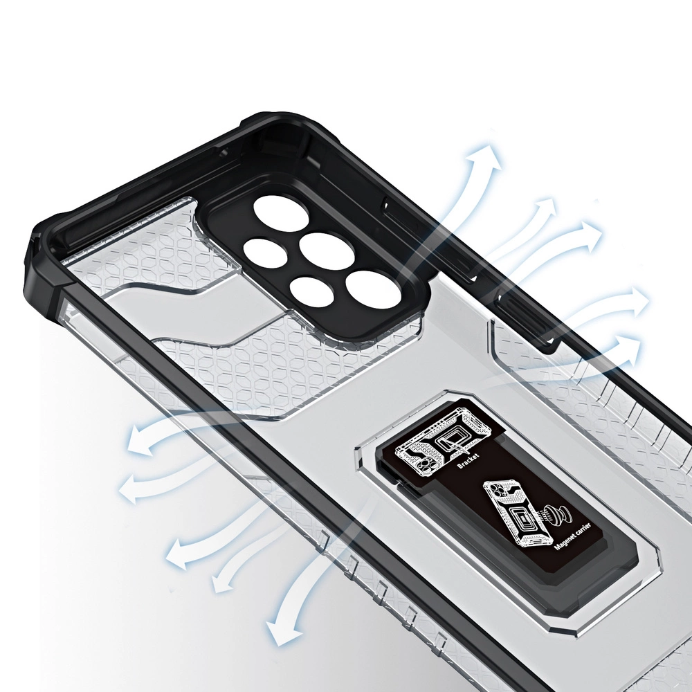 Crystal Ring Case Kickstand Tough Rugged Cover for Samsung Galaxy A72 4G redeng