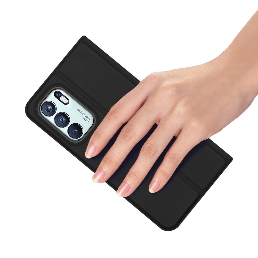 Dux Ducis Skin Pro Bookcase type case for Oppo Reno6 4G blackeng