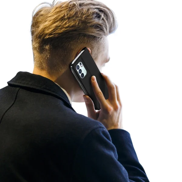 Dux Ducis Skin Pro Bookcase type case for Oppo Reno6 4G blackeng