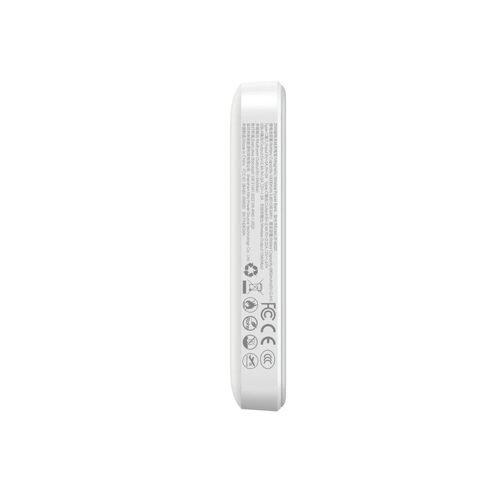 Powerbank Joyroom JR-W020 20W 10000mAh MagSafe + USB-C - USB-C cable 0.25m - whiteeng