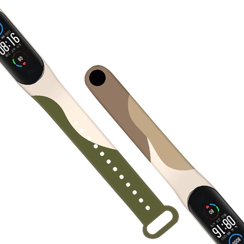 Strap Moro Wristband for Xiaomi Mi Band 4 / Mi Band 3 Silicone Strap Camo Watch Bracelet (3)eng