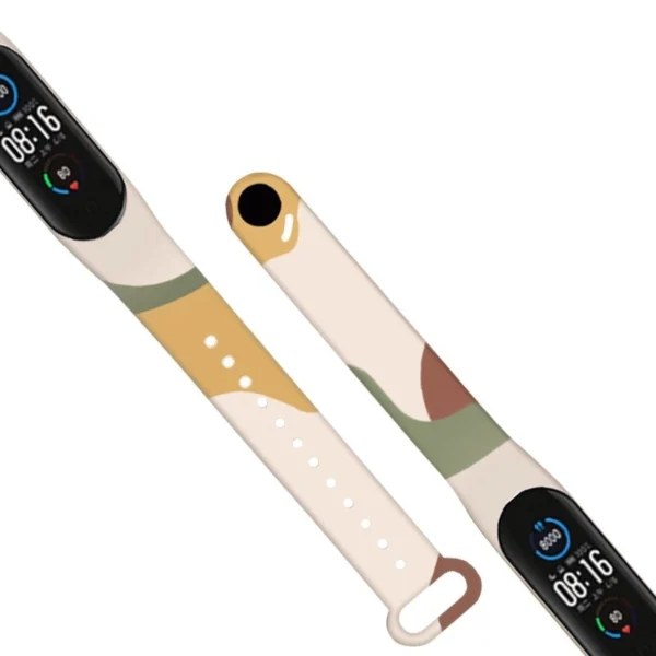Strap Moro band for Xiaomi Mi Band 5 / 6 silicone strap watch bracelet pattern 7eng