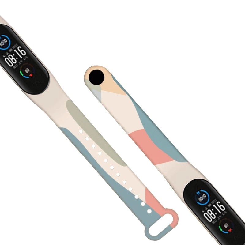 Strap Moro Wristband for Xiaomi Mi Band 6 / Mi Band 5 Silicone Strap Camo Watch Bracelet (11)eng