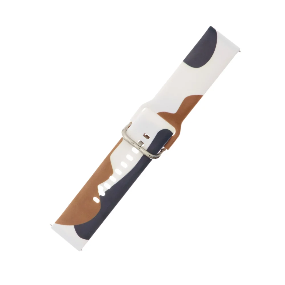 Strap Moro for Samsung Galaxy Watch 40 / 41 / 42 / 43 / 44 mm silicone bracelet watch band - pattern 1eng