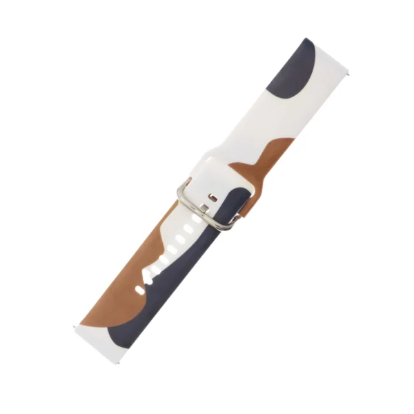 Strap Moro for Samsung Galaxy Watch 40 / 41 / 42 / 43 / 44 mm silicone bracelet watch band - pattern 1eng