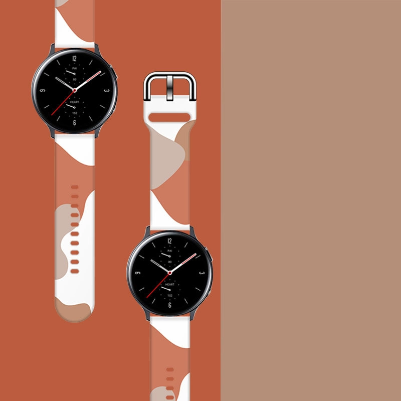 Strap Moro for Samsung Galaxy Watch 40 / 41 / 42 / 43 / 44 mm silicone bracelet watch band - pattern 5eng