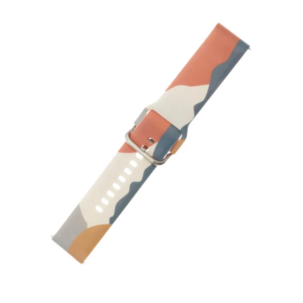 Strap Moro for Samsung Galaxy Watch 40 / 41 / 42 / 43 / 44 mm silicone bracelet watch band - pattern 15eng