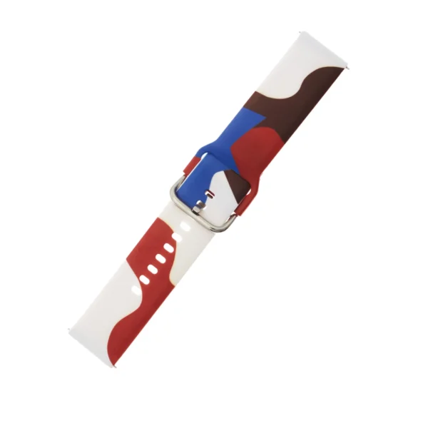 Strap Moro for Samsung Galaxy Watch 45 / 46 / 47 mm silicone bracelet watch band - pattern 8eng