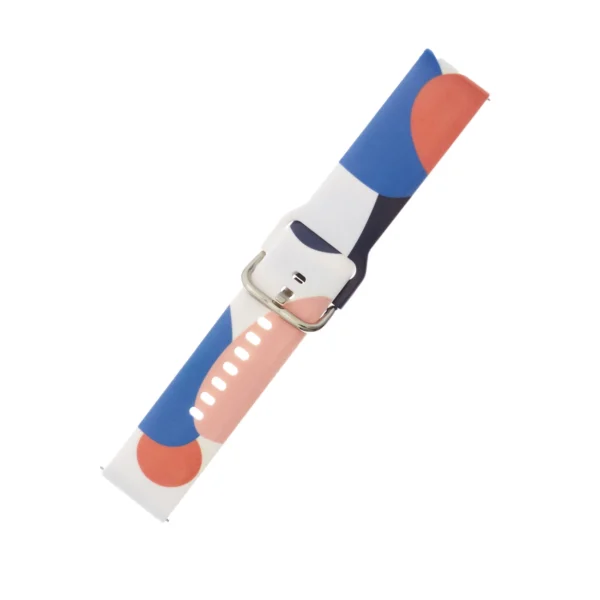 Strap Moro for Samsung Galaxy Watch 45 / 46 / 47 mm silicone bracelet watch band - pattern 10eng