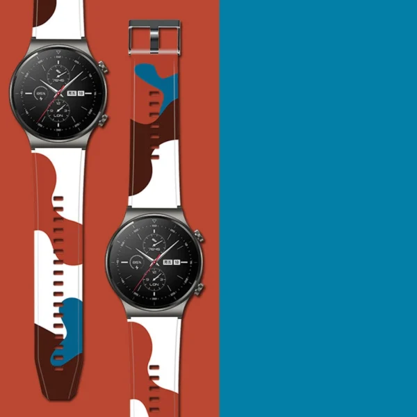 Strap Moro Band For Huawei Watch GT2 Pro Silicone Strap Camo Watch Bracelet (9)eng