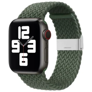 Braided Fabric Bracelet Strap Fabric Band for Apple Watch 38 / 40 / 41 mm - Greeneng