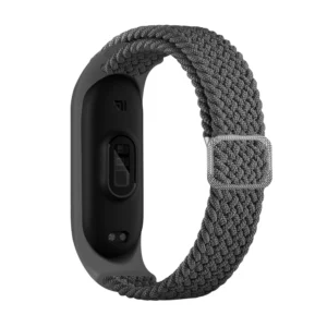 Strap Fabric replacement band strap for Xiaomi Mi Band 6 / 5 / 4 / 3 braided cloth bracelet greyeng