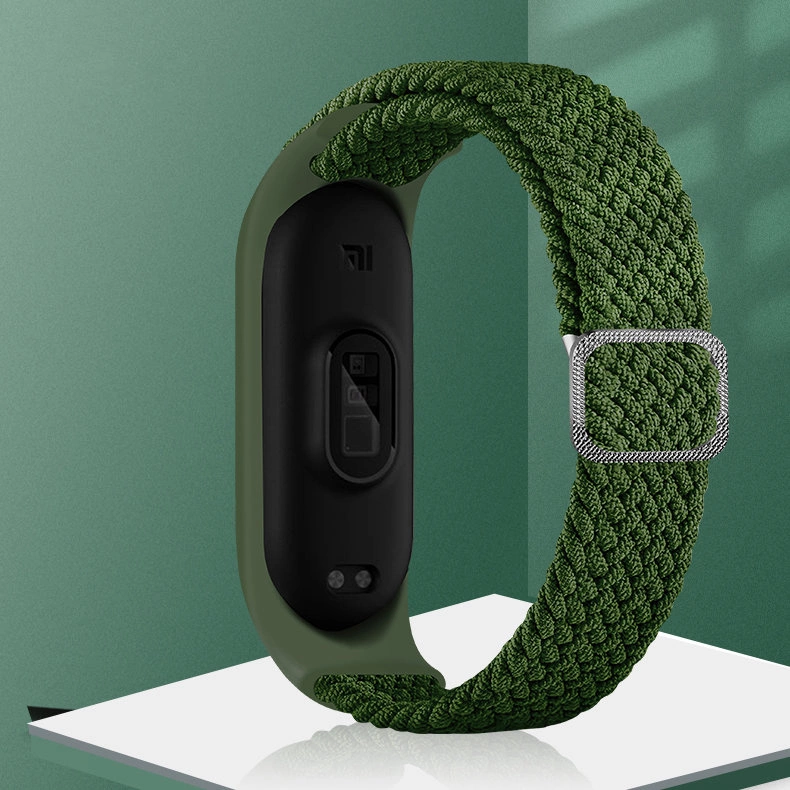 Strap Fabric replacement band strap for Xiaomi Mi Band 6 / 5 / 4 / 3 braided cloth bracelet multicoloureng