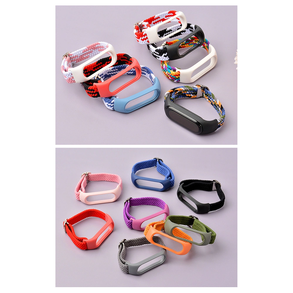 Strap Fabric replacement band strap for Xiaomi Mi Band 6 / 5 / 4 / 3 braided cloth bracelet multicoloureng