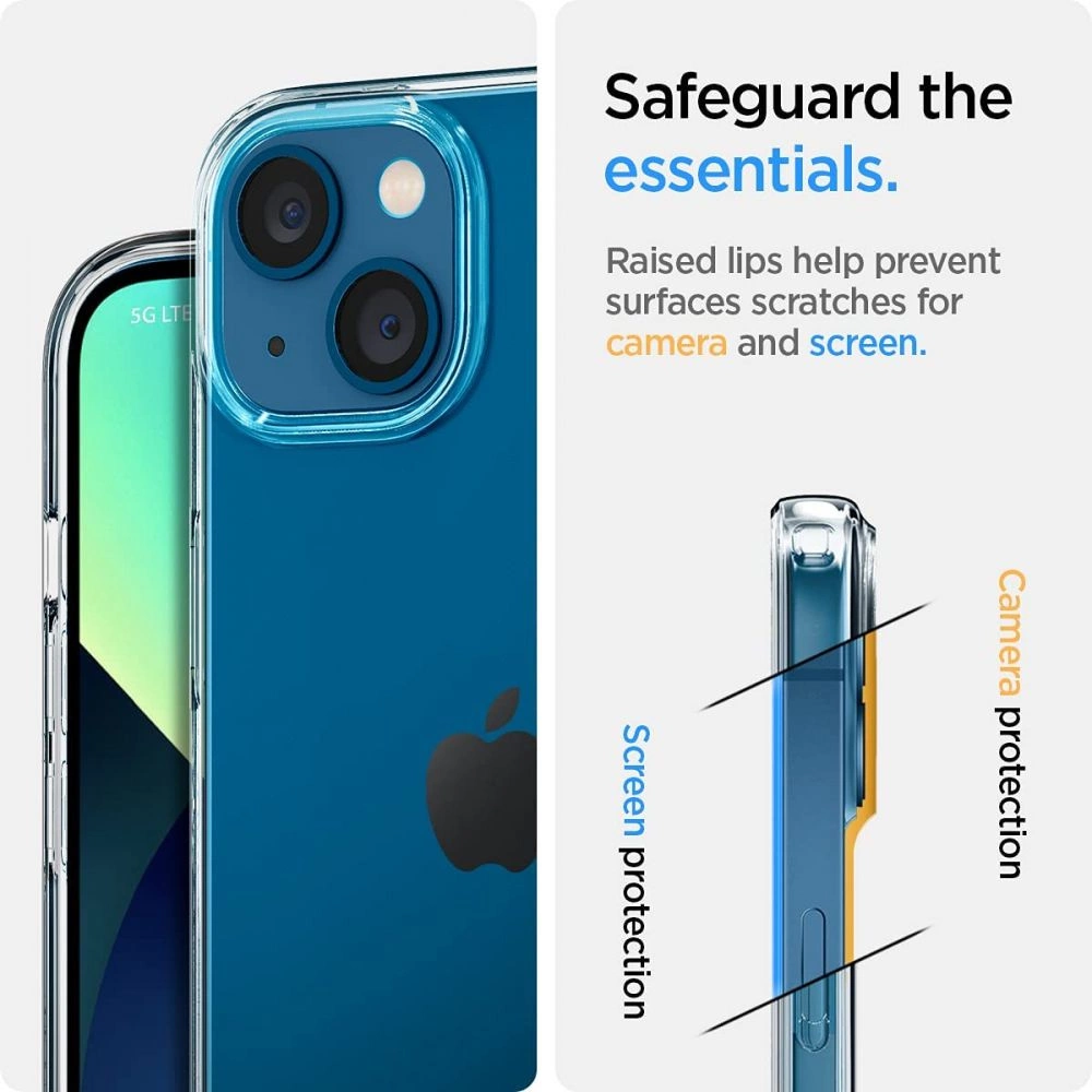 Spigen Liquid Crystal iPhone 13 Case - Cleareng