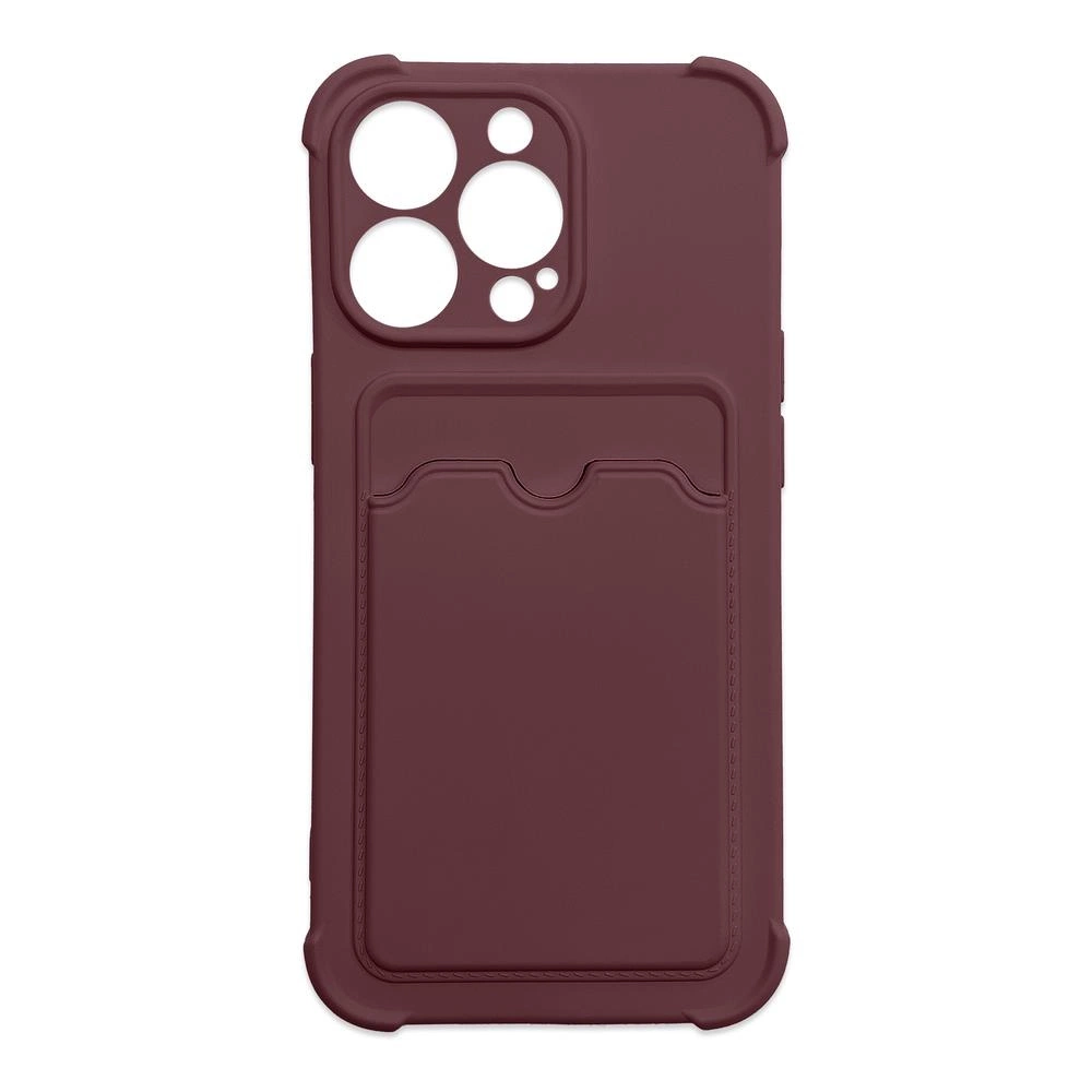 Card Armor Case Pouch Cover for iPhone 11 Pro Max Card Wallet Silicone Air Bag Armor Case Raspberryeng